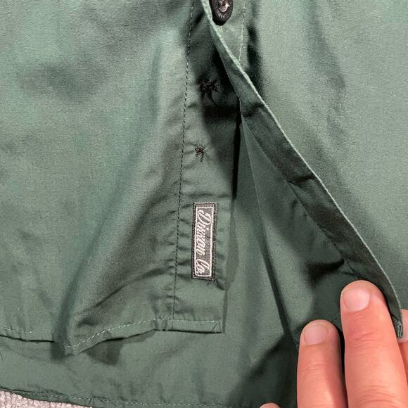 Dixxon Performance Bamboo Series Button Up Shirt Men's 3X Green Casual - Picture 5 of 12